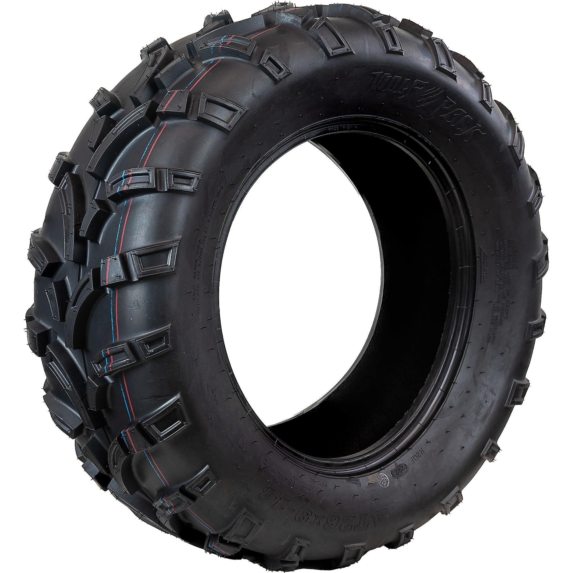 WOLFPACK, ATV/UTV Tire, P373 Tire Size 26X9-14&nbsp;, Load Range Rating C, Model# WP1015